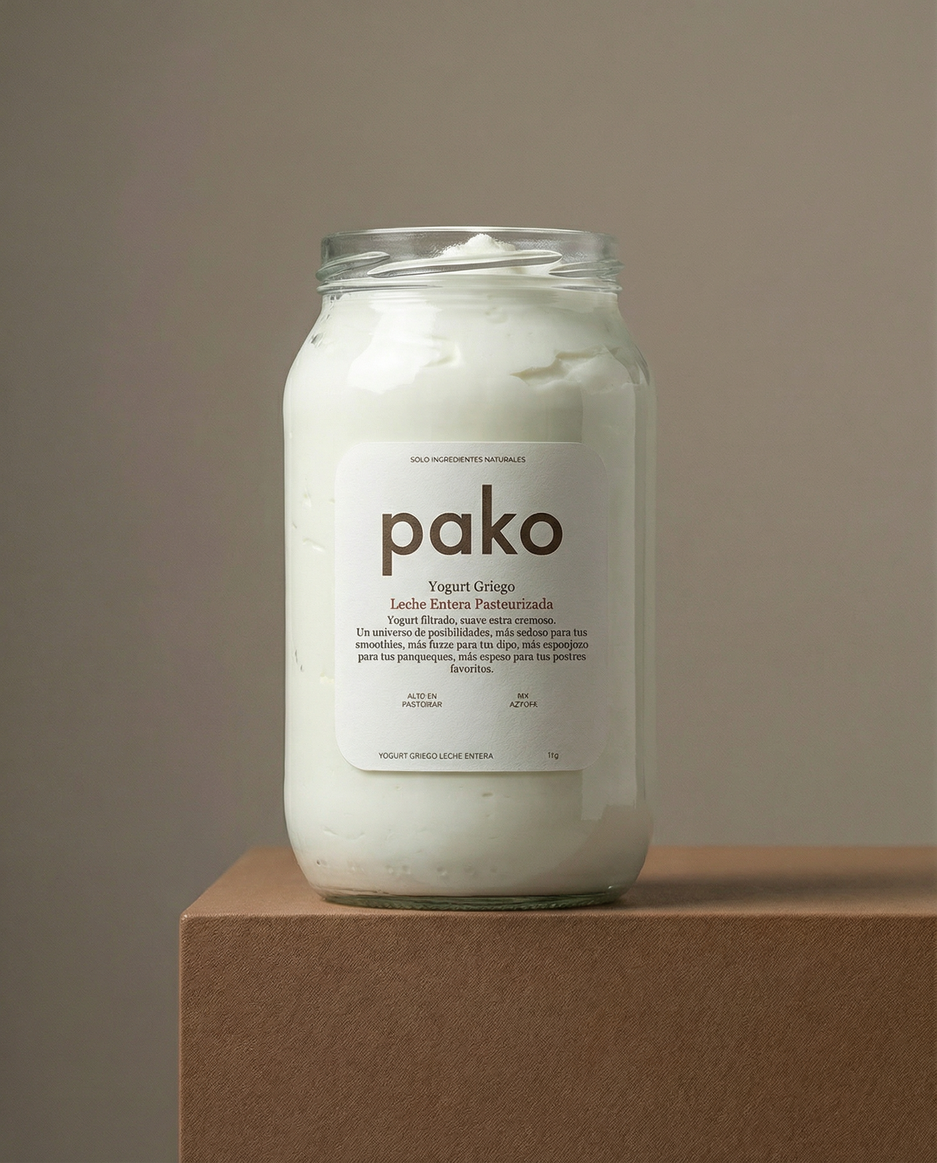 Yogurt Griego Entero